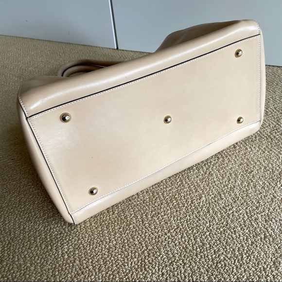 Furla handbag, cream color, 13.5”W x 8”D x 18”H (including handles) - Picture 9 of 12